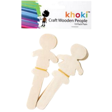 Plain Wooden Crafting People 10's